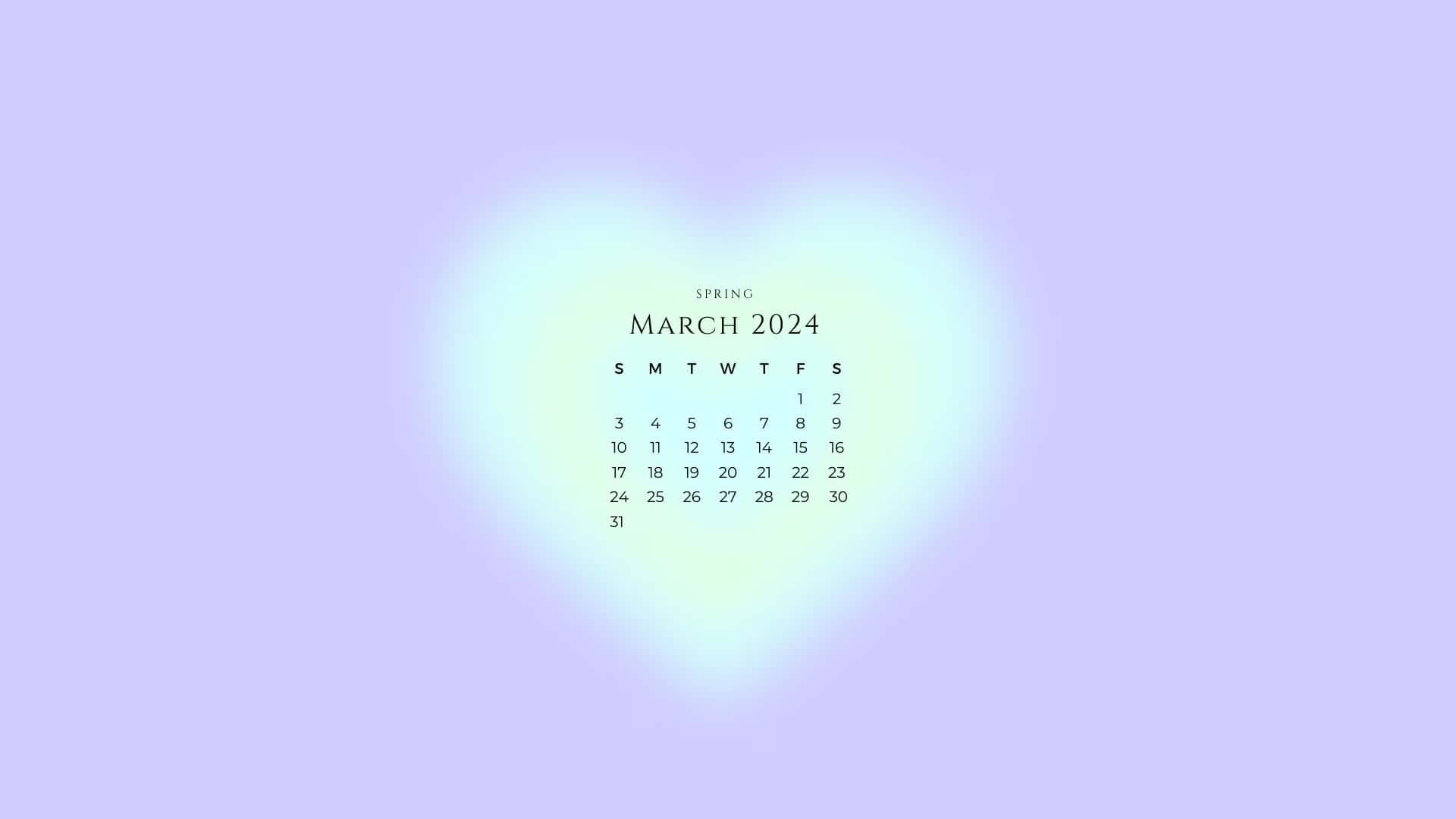 Spring March2024 Calendar Background Wallpaper