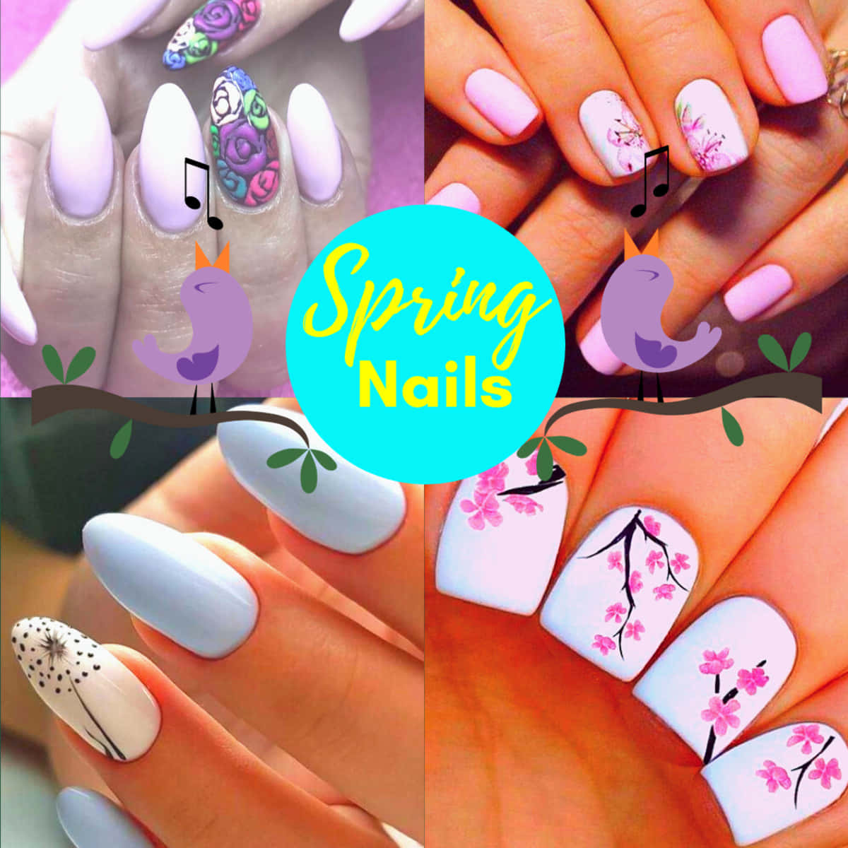 Beautiful Spring Nails Design Wallpaper