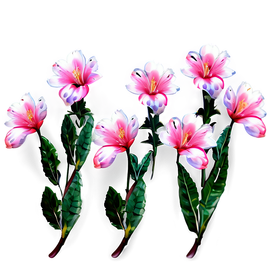 Spring Pink Flowers Png Pux6 PNG