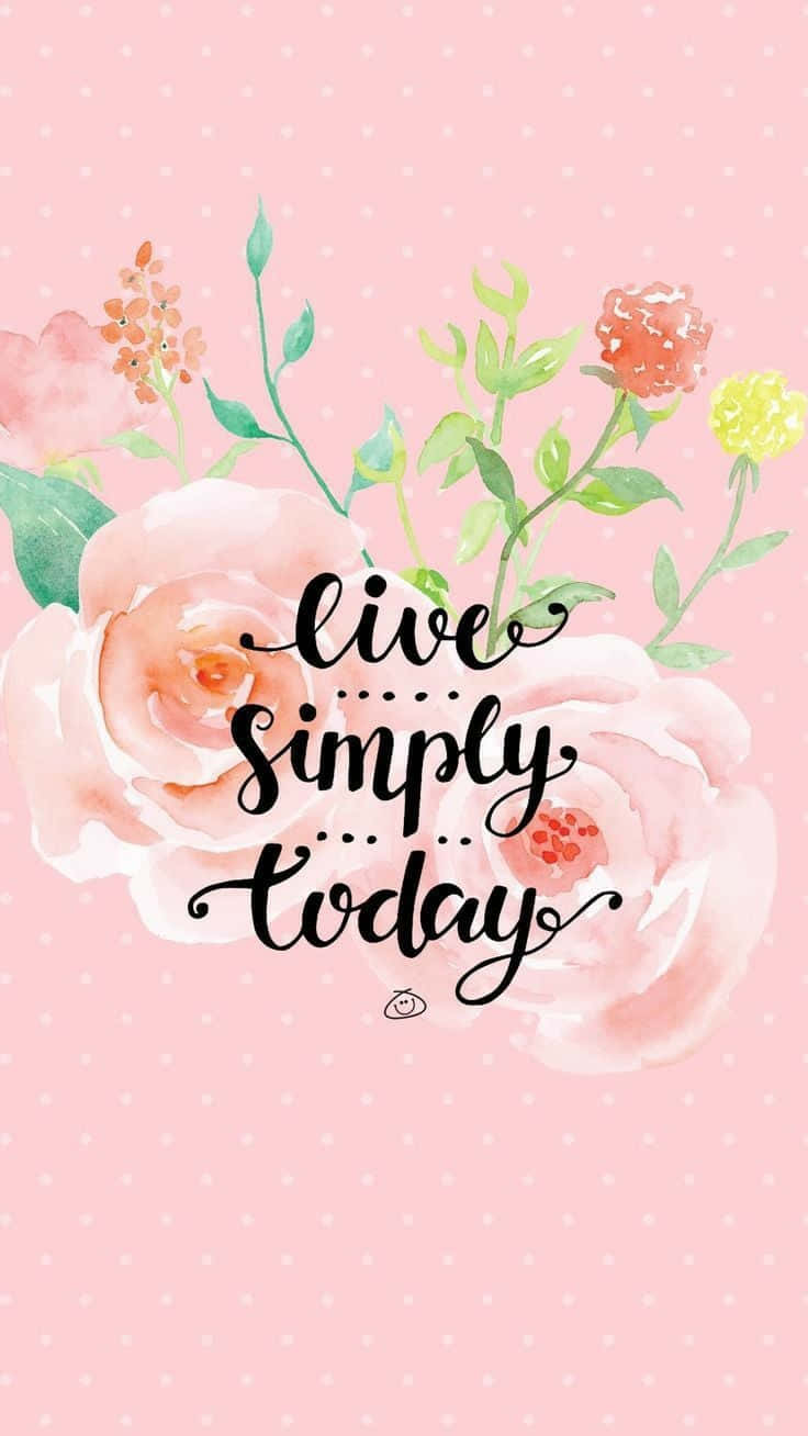 Uplifting Springtime Quote on Nature's Beauty Wallpaper