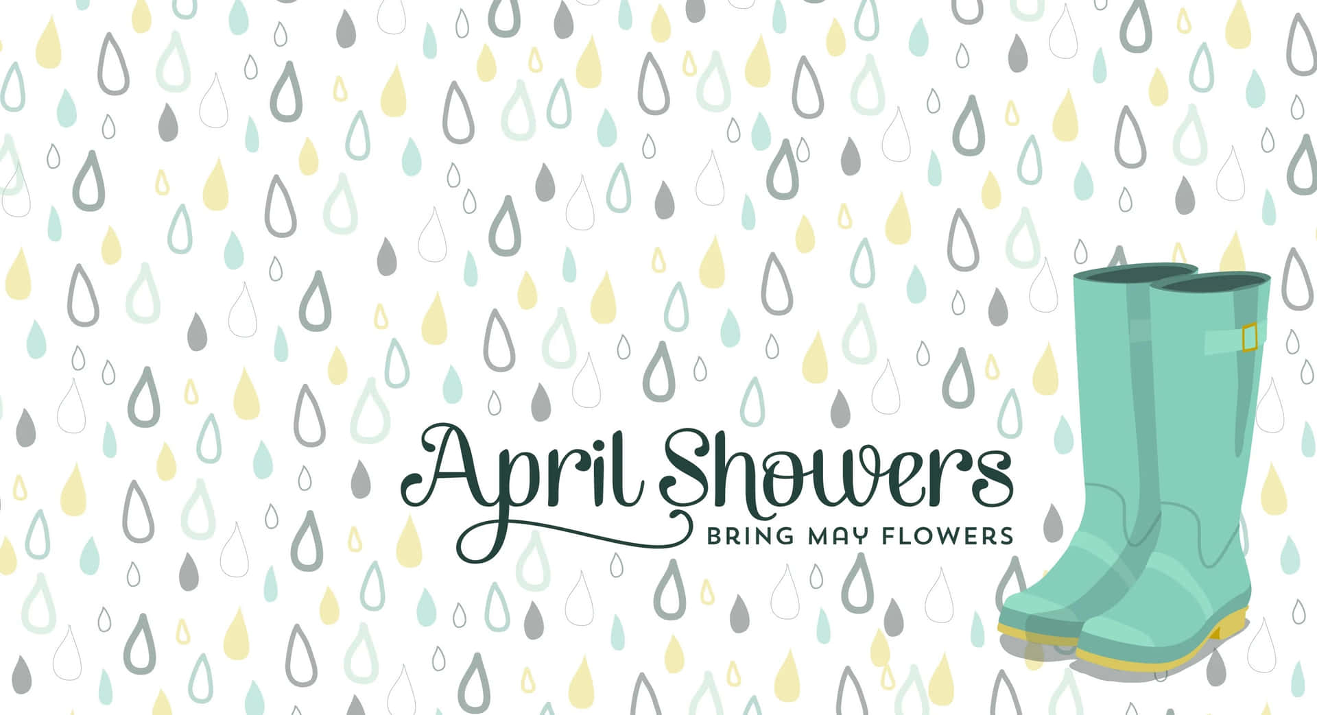 Spring Showers Bringing Life to Nature Wallpaper