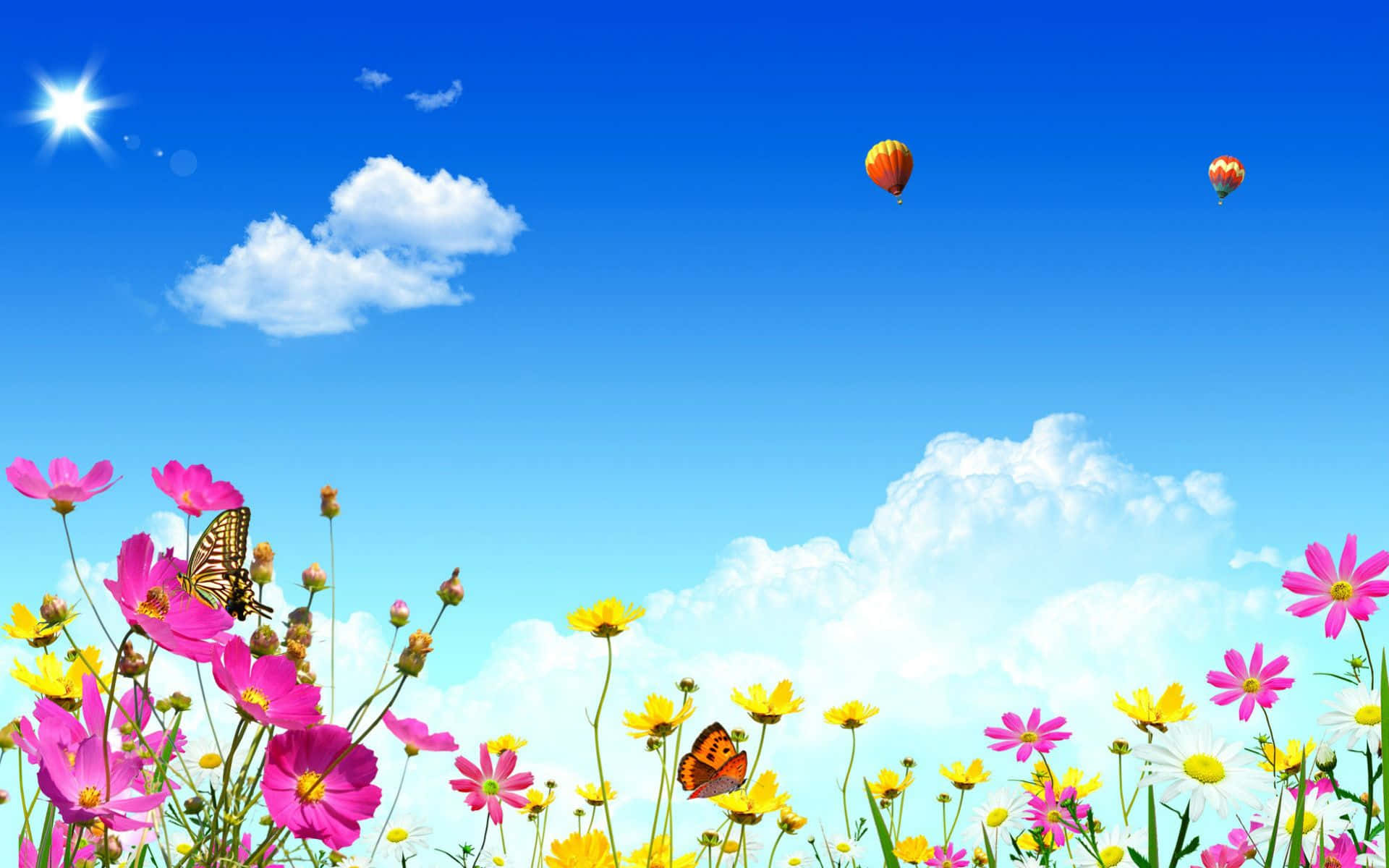 Spring Sky 1920 X 1200 Wallpaper Wallpaper