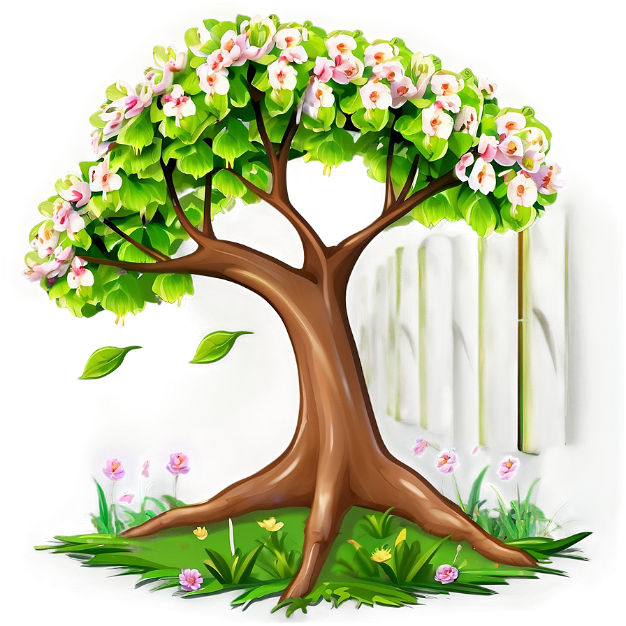 Spring Tree Artwork Png 50 PNG