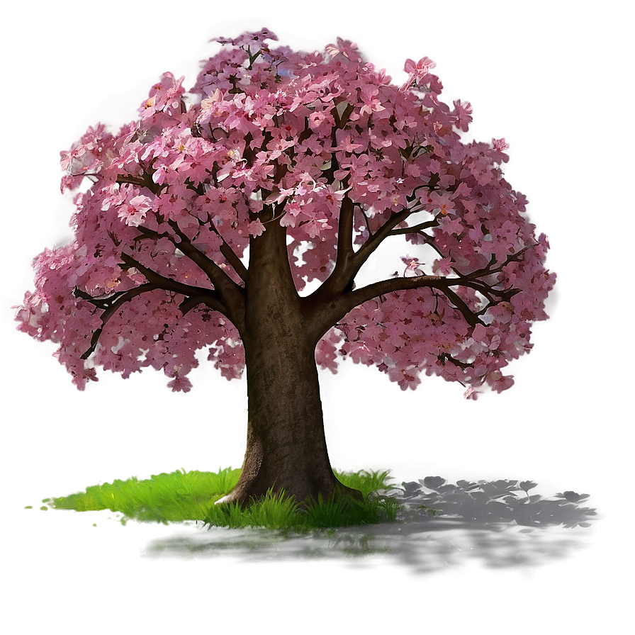 Spring Tree Shadow Png Dsk PNG