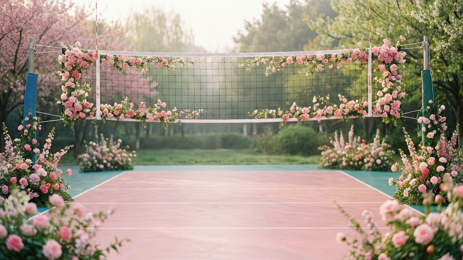 Lente Volleybal Achtergronden