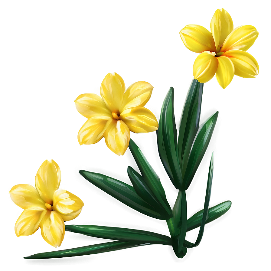 Spring Yellow Flowers Png Vou PNG