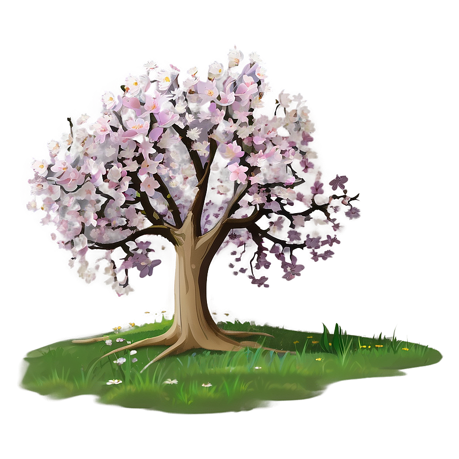 Springtime Big Tree Bloom Png Rdk35 PNG