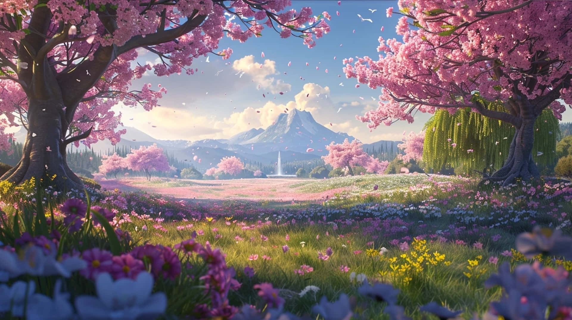 Springtime_ Blossom_ Valley_ View.jpg Wallpaper