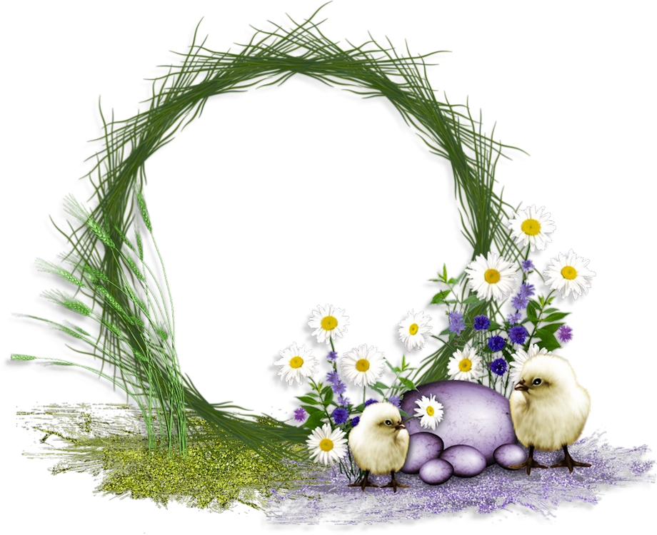 Springtime Chicks Floral Arrangement PNG