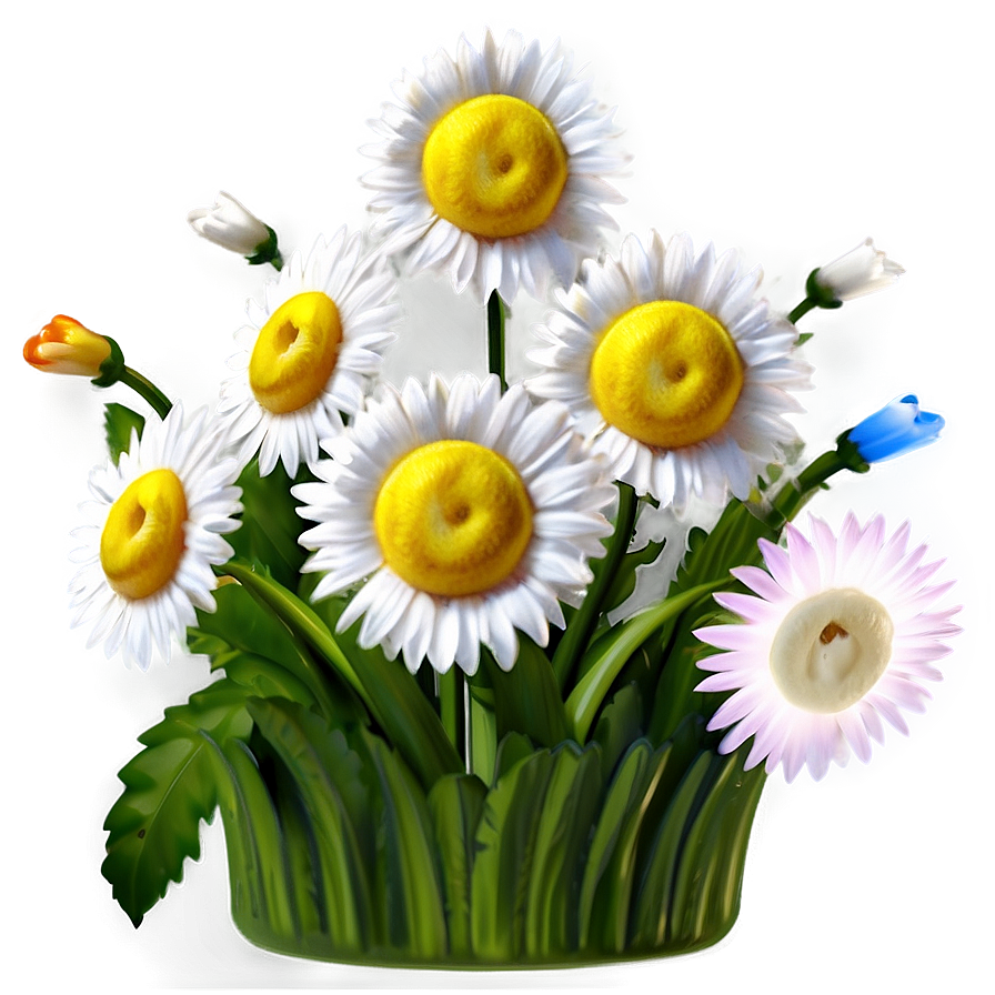 Springtime Daisy Flower Png 94 PNG