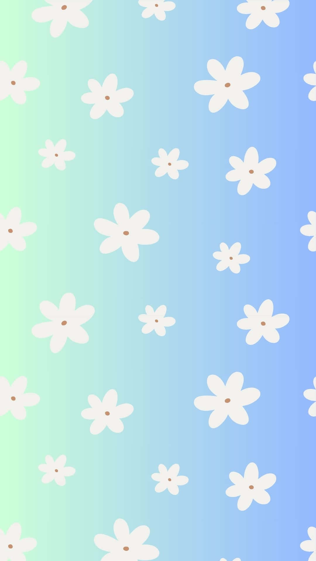 Springtime Floral Pattern Background Wallpaper