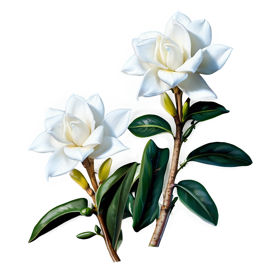 Springtime Gardenia Bloom Png Hsm PNG