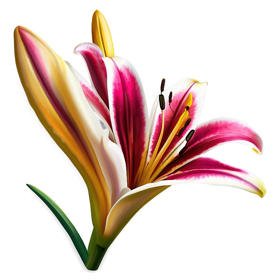 Springtime Lily Flower Png 3 PNG