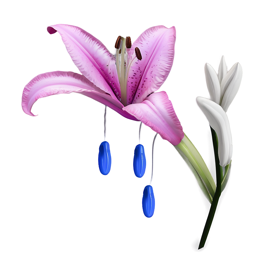 Springtime Lily Flower Png Gfb PNG