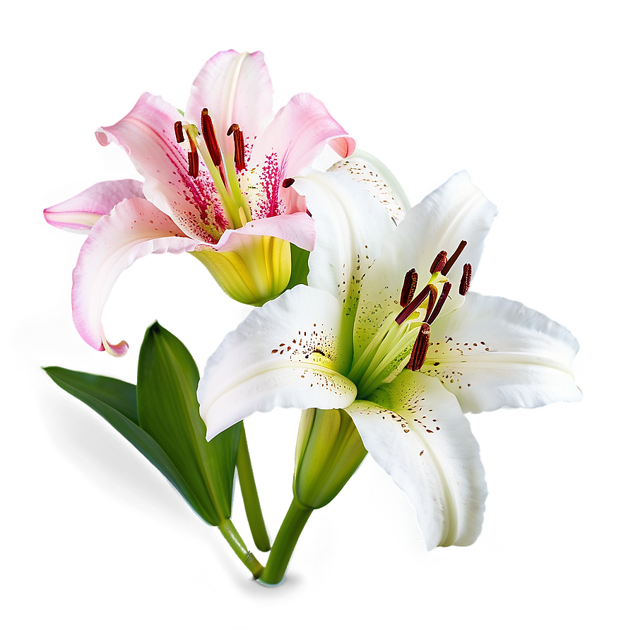 Springtime Lily Flower Png Koh PNG