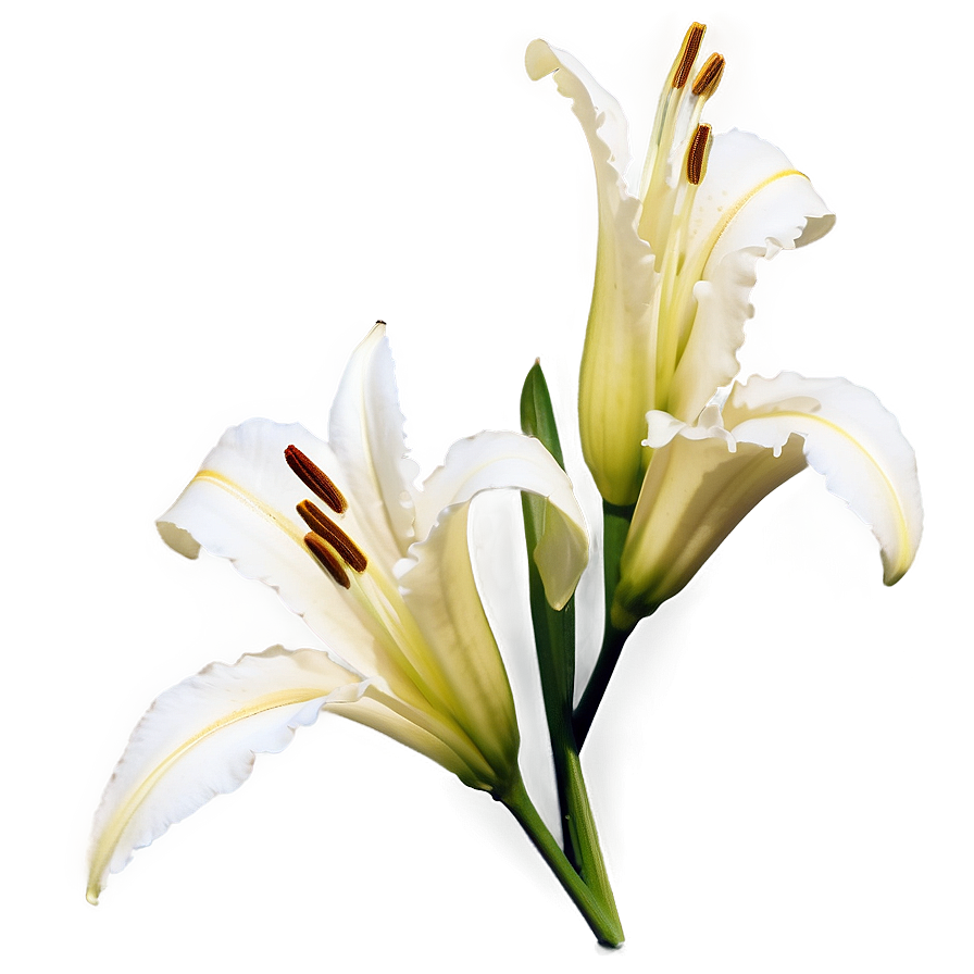Springtime Lily Flower Png Wwq93 PNG