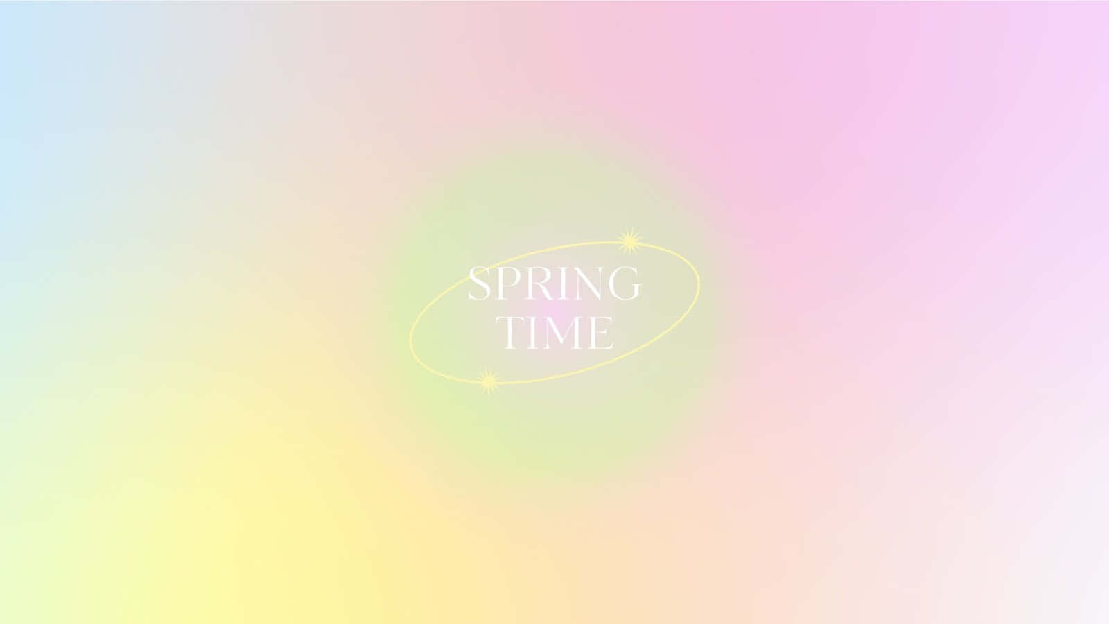 Springtime Pastel Gradient Background Wallpaper