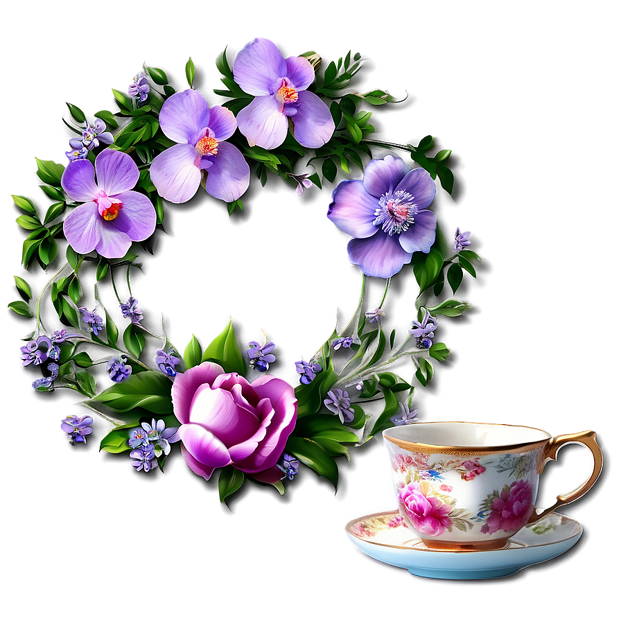 Springtime Tea Party Png 95 PNG