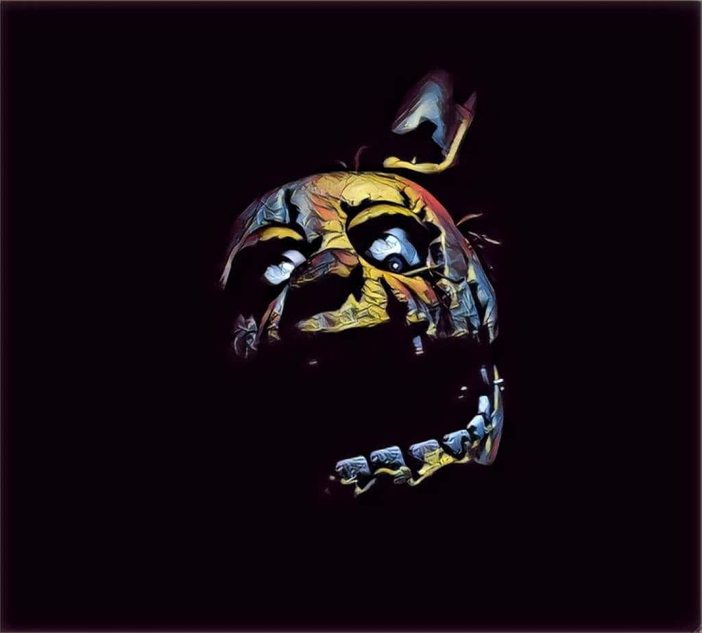 Chilling Springtrap on the hunt in the darkness Wallpaper
