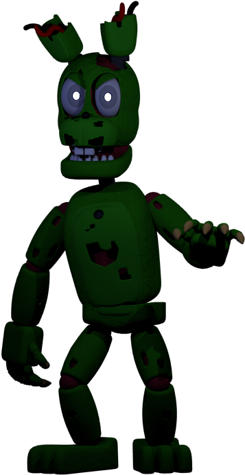 Springtrap Animated Character Render PNG