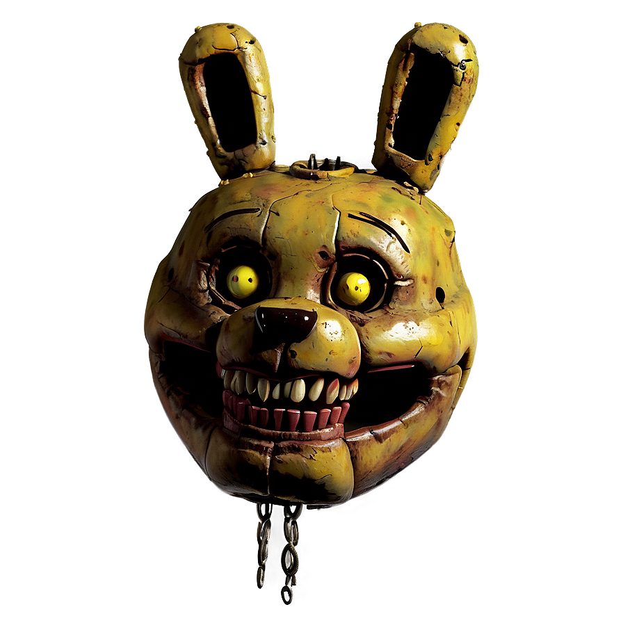 Springtrap Creepy Smile Png Qvw85 PNG