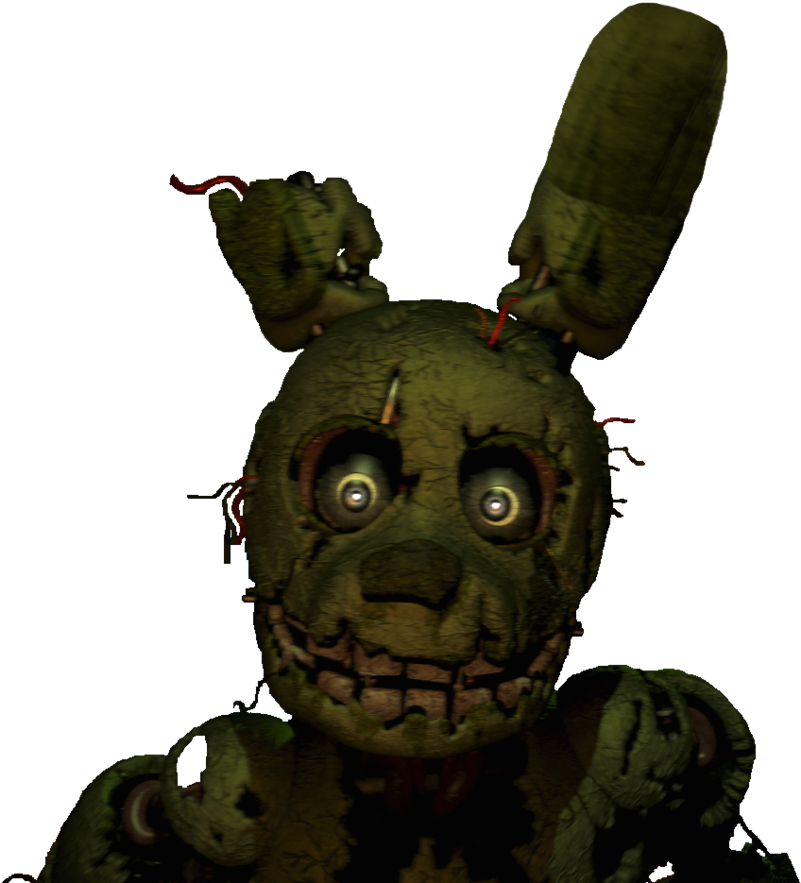 Springtrap F N A F Character PNG