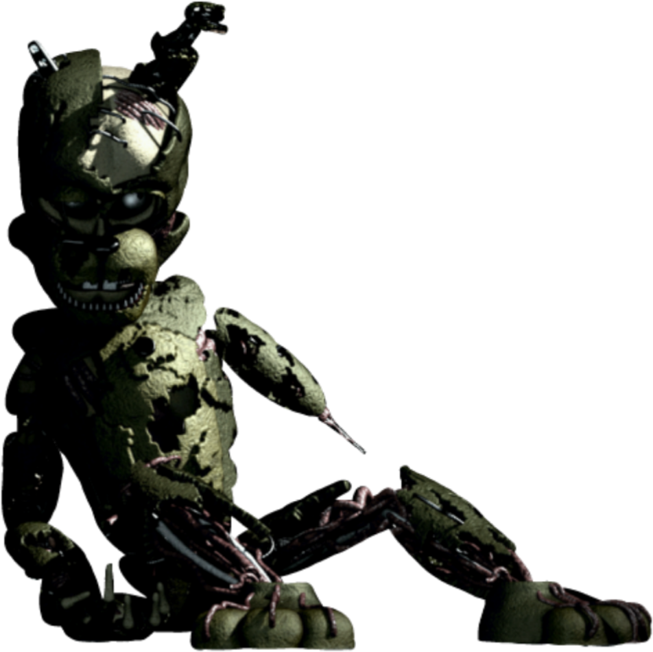 Springtrap F N A F Character PNG