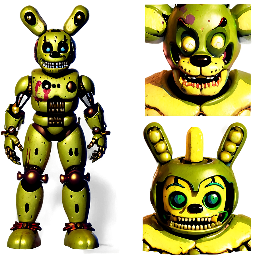 Download Springtrap Fan Art Png 05252024 | Wallpapers.com