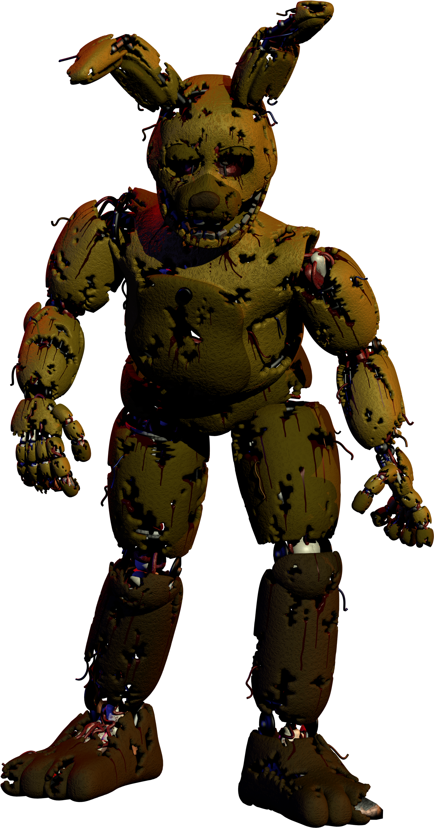 Springtrap Standing Pose PNG