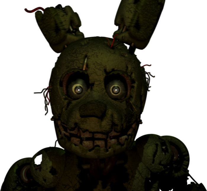 Springtrap_ Closeup_ Portrait PNG