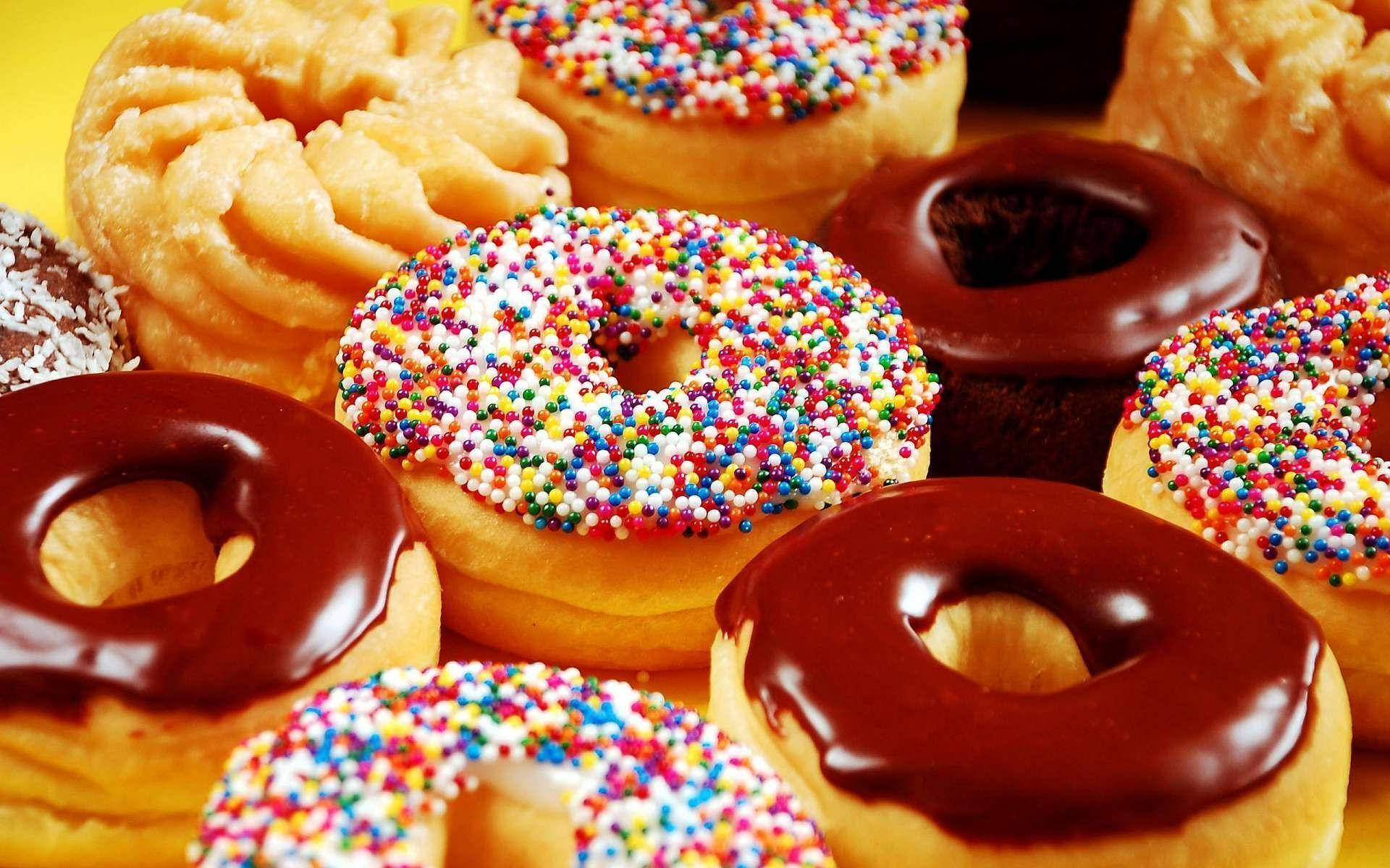 Sprinkle Filled Donuts