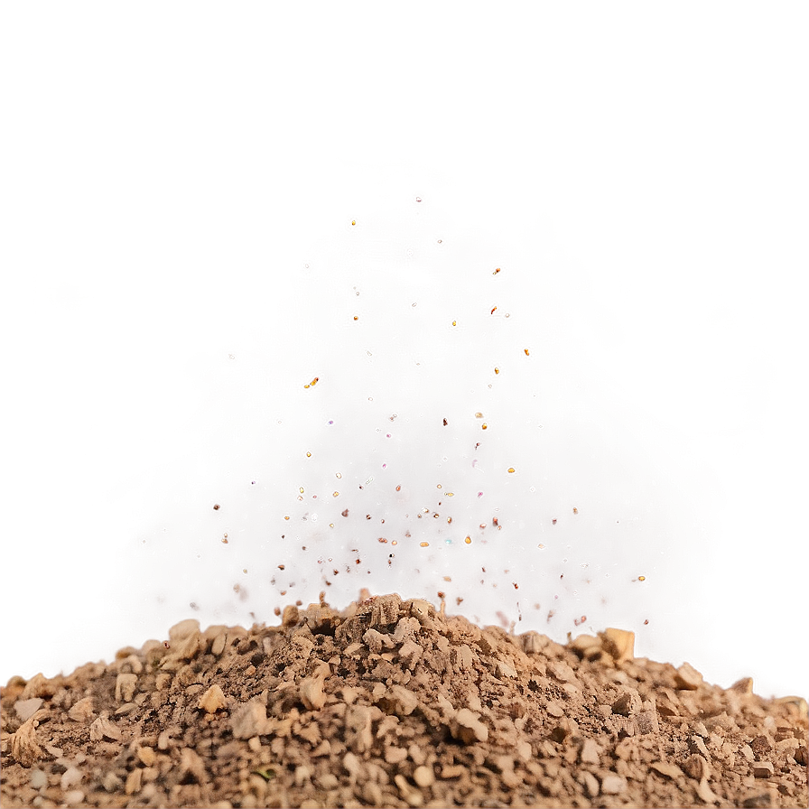Sprinkled Dirt On White Png Wjl PNG