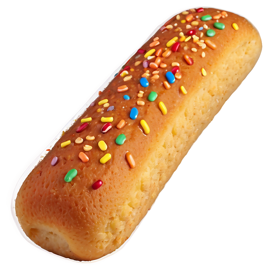 Sprinkled Twinkie Snack Cake PNG