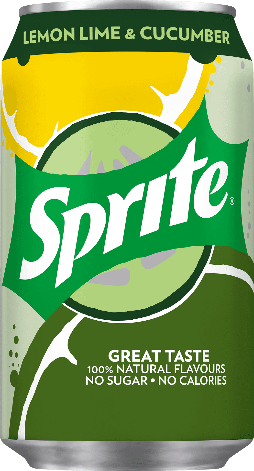 Sprite Lemon Lime Cucumber Can PNG