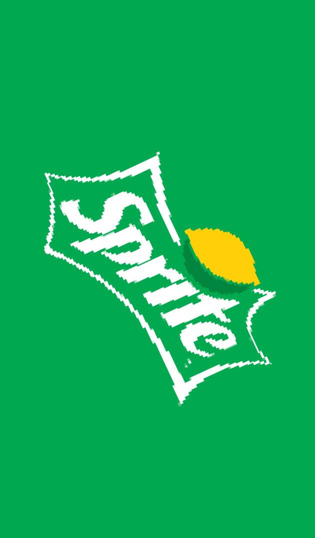 Sprite Logo On Green Background Wallpaper