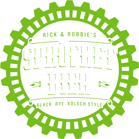 Sprocket Bier Label Graphic PNG