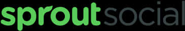 Sprout Social Logo Black Green PNG