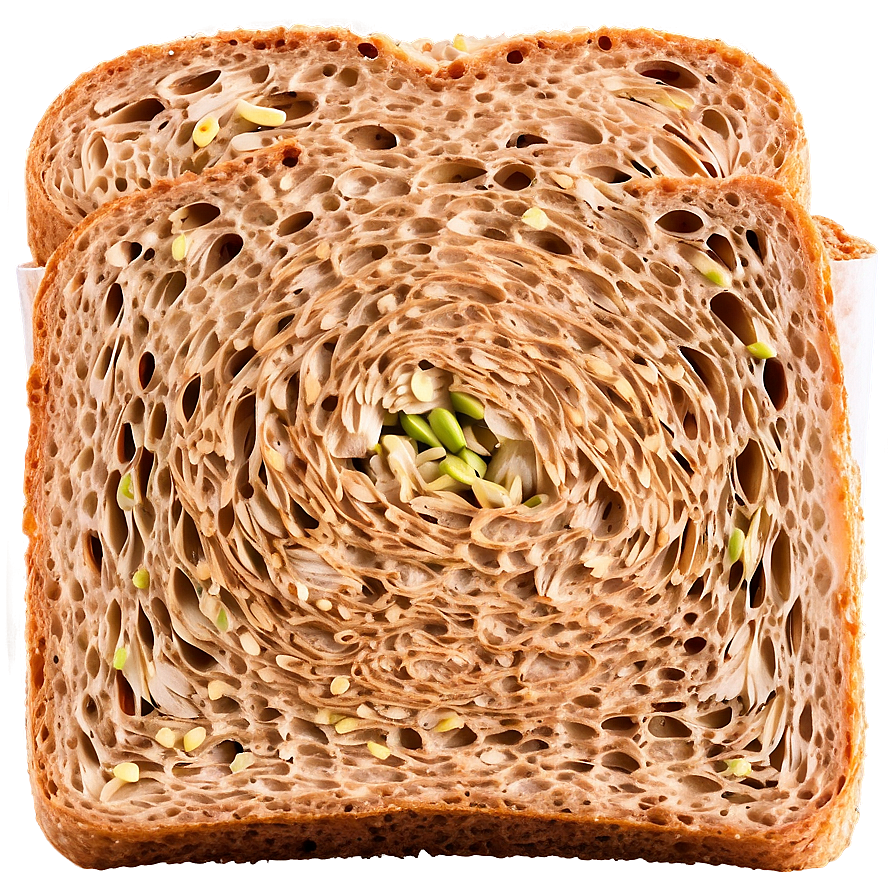 Sprouted Grain Bread Slice Png 06132024 PNG