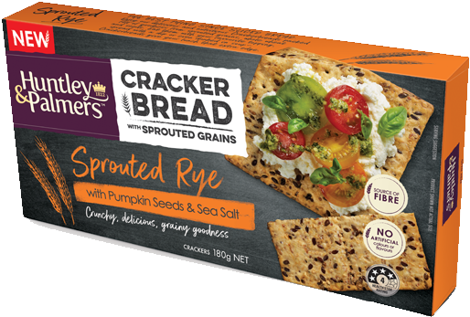 Sprouted Rye Crackerbreadwith Pumpkin Seeds PNG