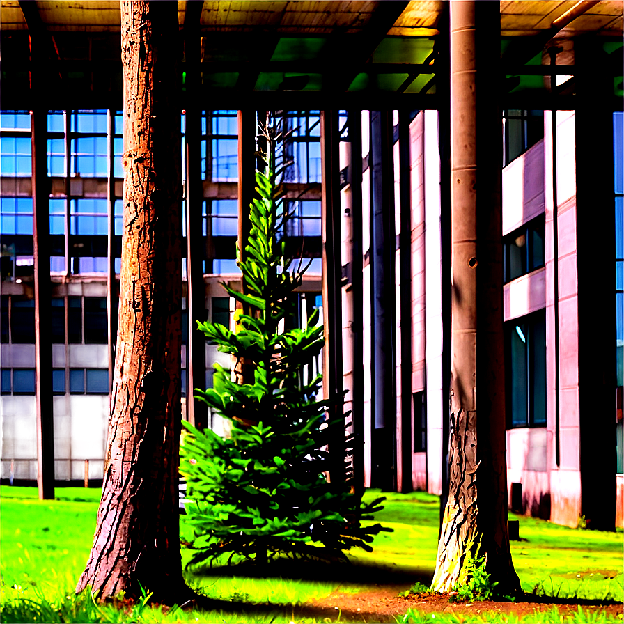 Spruce Tree In Urban Setting Png 06132024 PNG