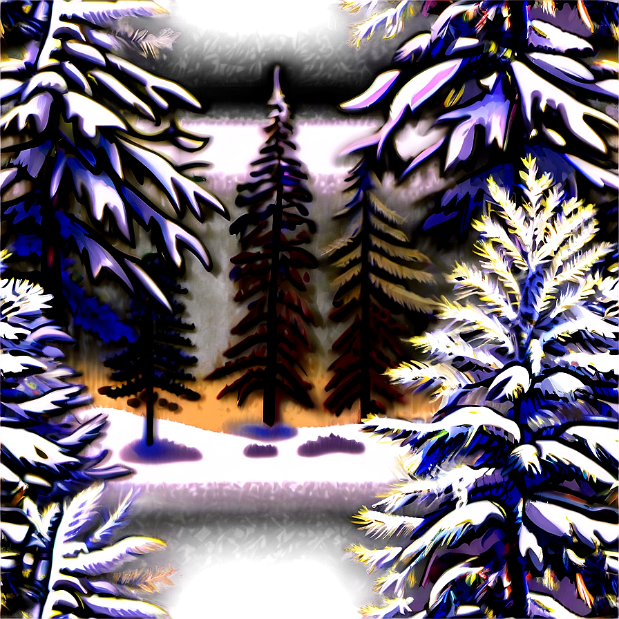 Spruce Tree Line Art Png 06132024 PNG