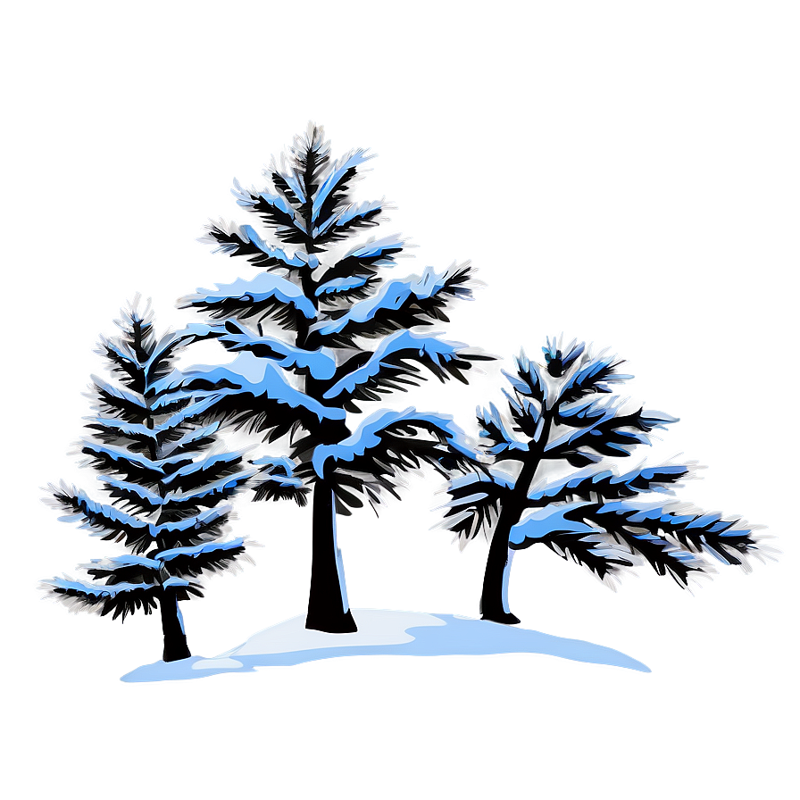 Spruce Tree With Birds Silhouette Png Yni64 PNG