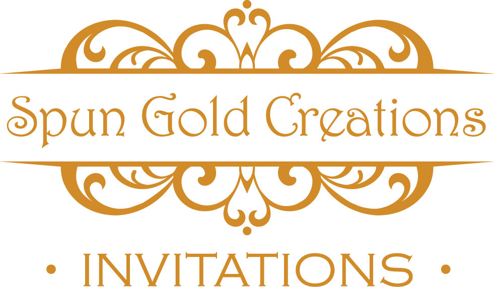 Spun Gold Creations Invitations Logo PNG
