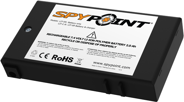 Spy Point Rechargeable Lithium Polymer Battery PNG