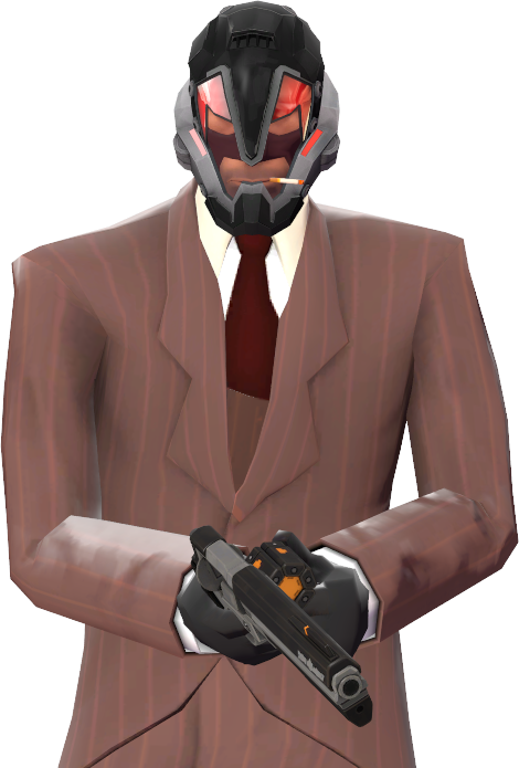 Spy_with_ Futuristic_ Mask_ T F2 PNG