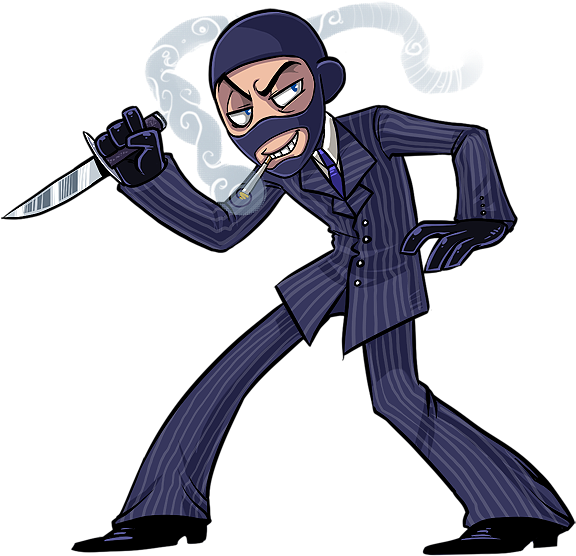 Spy_with_ Knife_ T F2 PNG