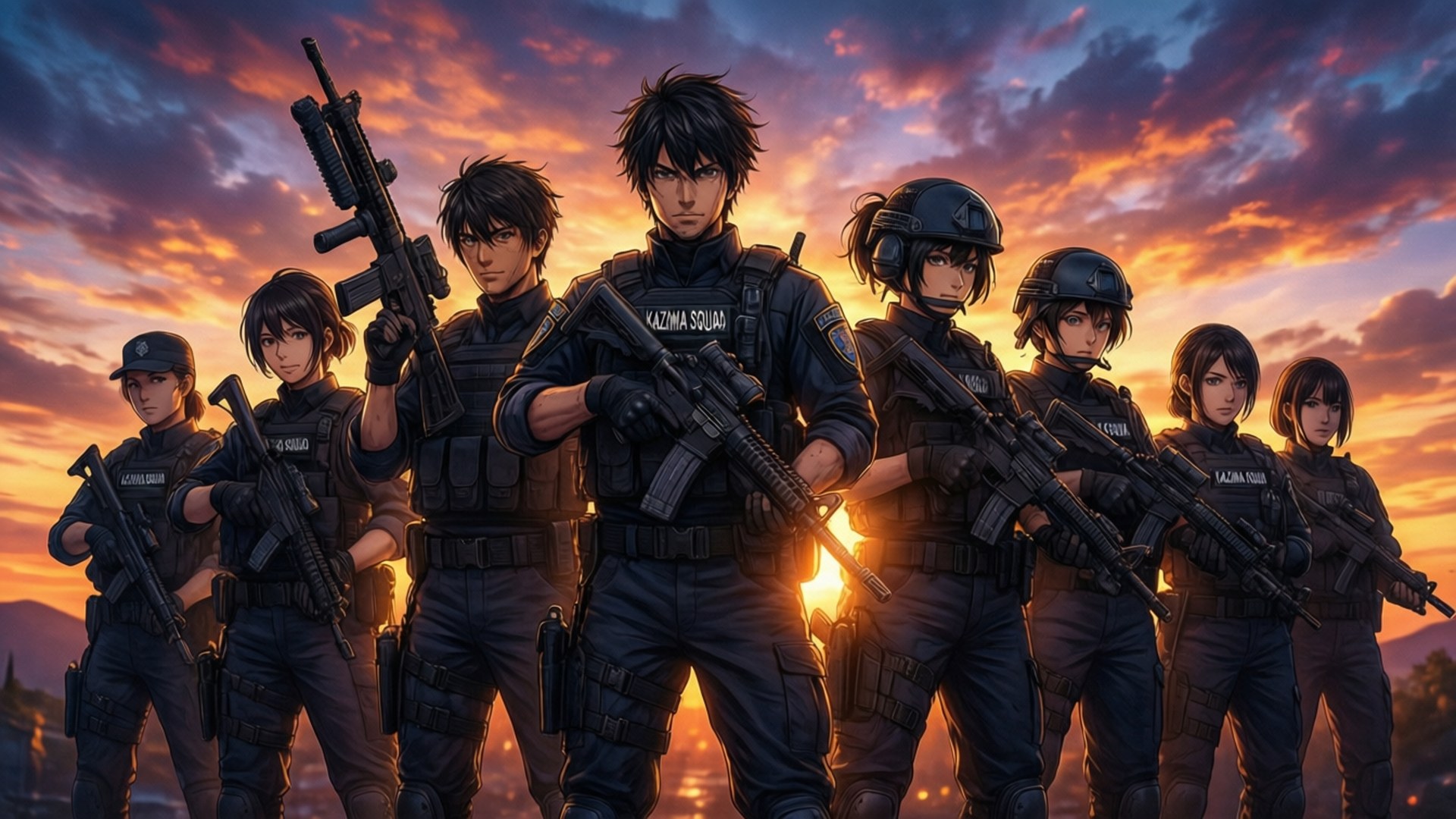 Squad Sunset Wallpaper
