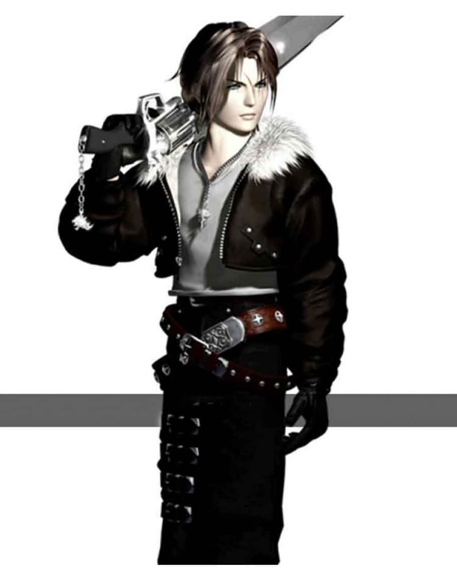 Squall Leonhart - Final Fantasy Viii:n Leijonan Sydän Taustakuva