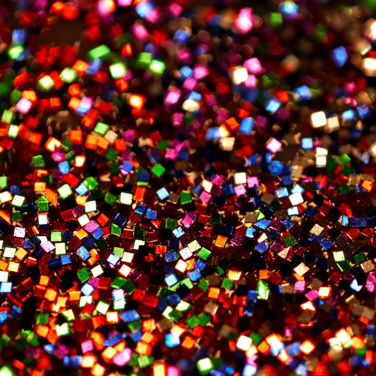A Close Up Of Colorful Glitter