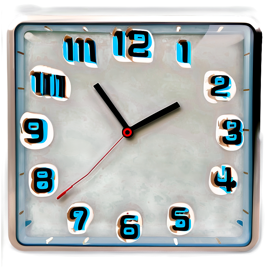 Square Clock Clipart Png 21 PNG